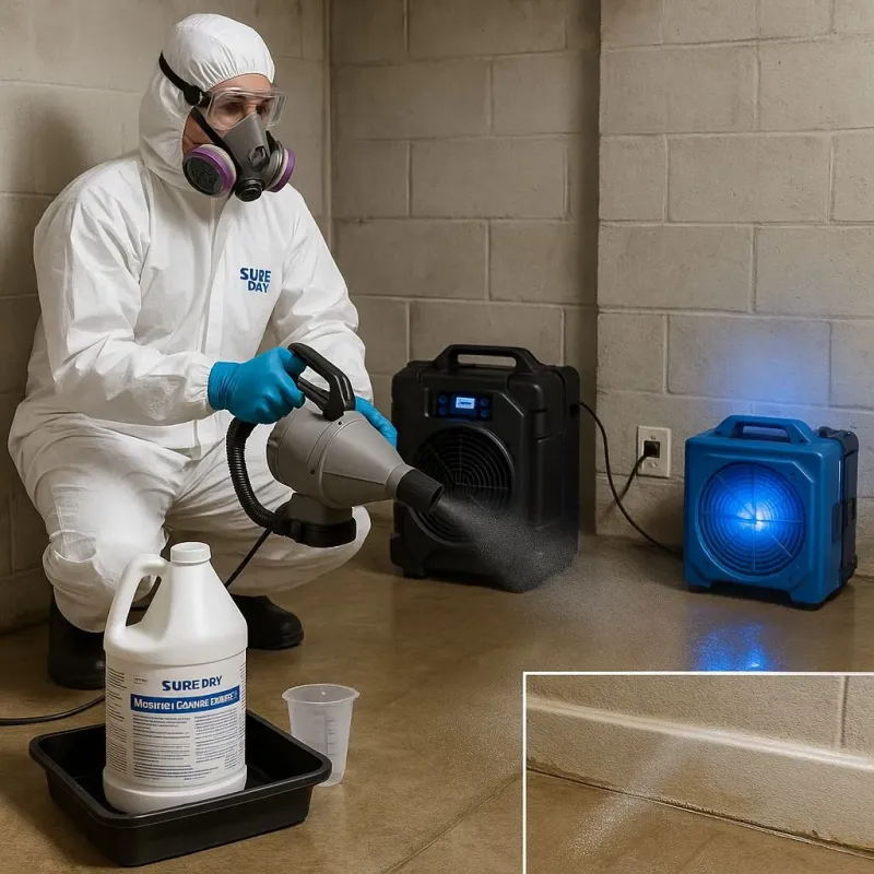 Sanitization and Odor Removal process in Commerce, TX