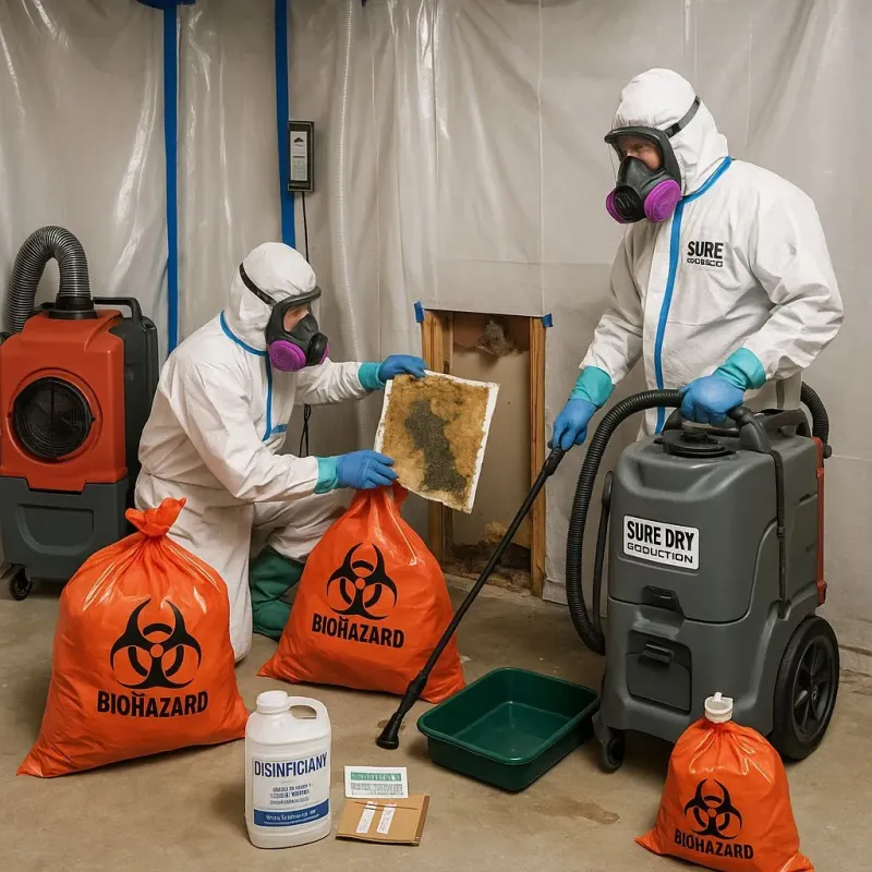 Contaminated Water Handling Protocols process in Commerce, TX