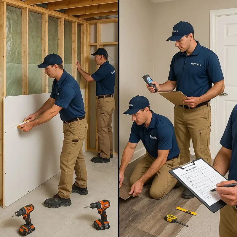 Repairs and Reconstruction process in Commerce, TX